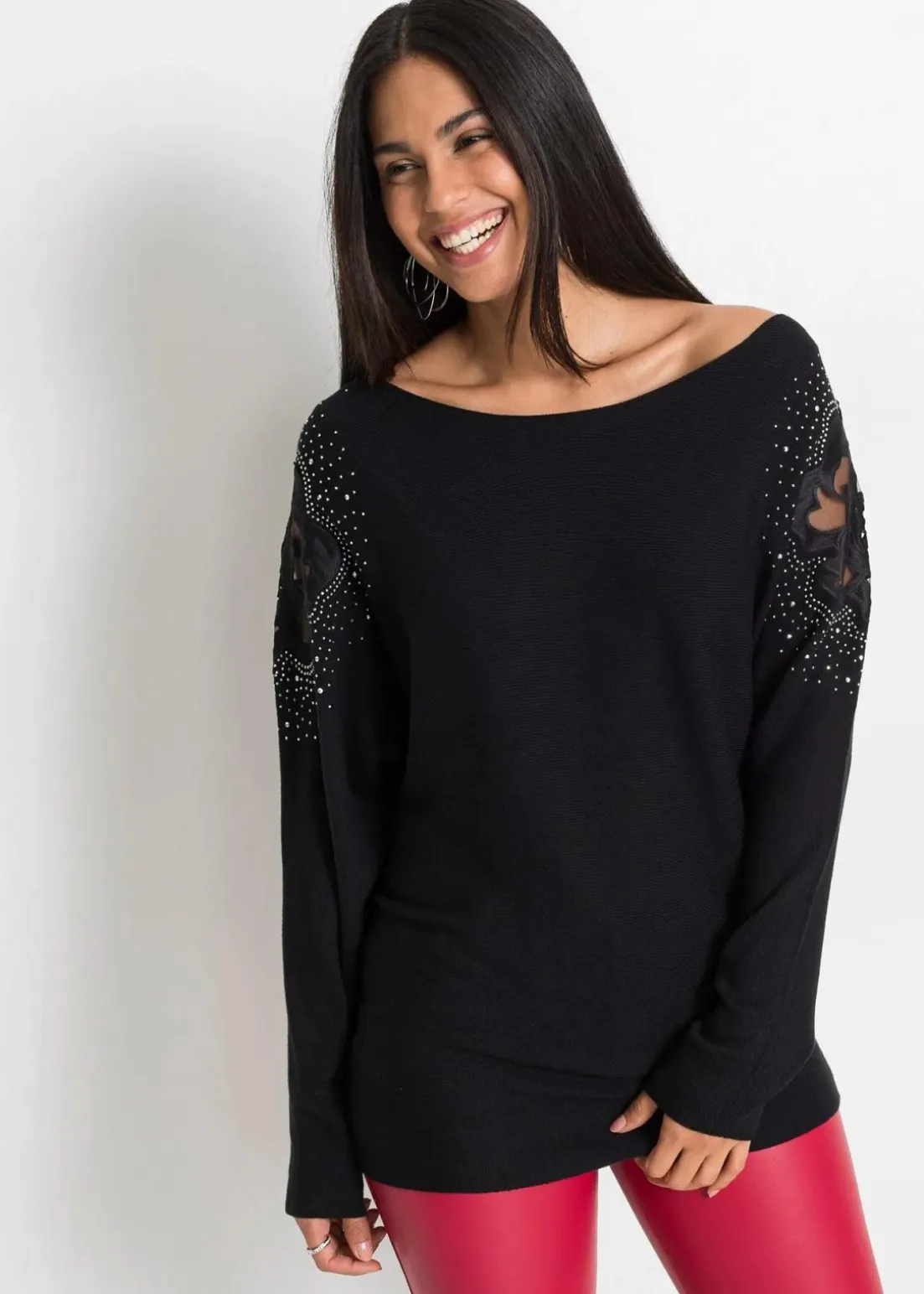 Feinstrickpullover aus Viskose-Mix