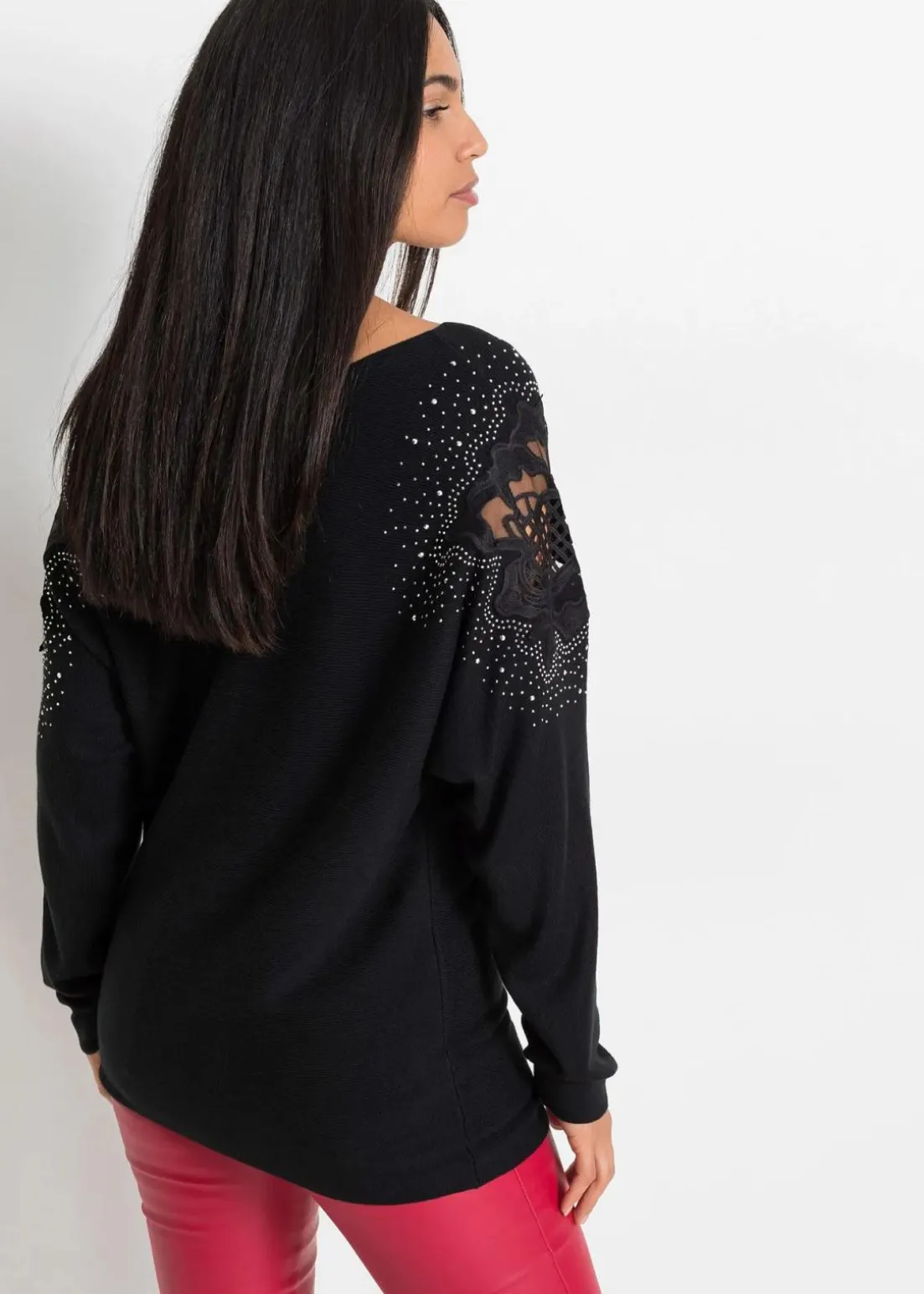 Feinstrickpullover aus Viskose-Mix