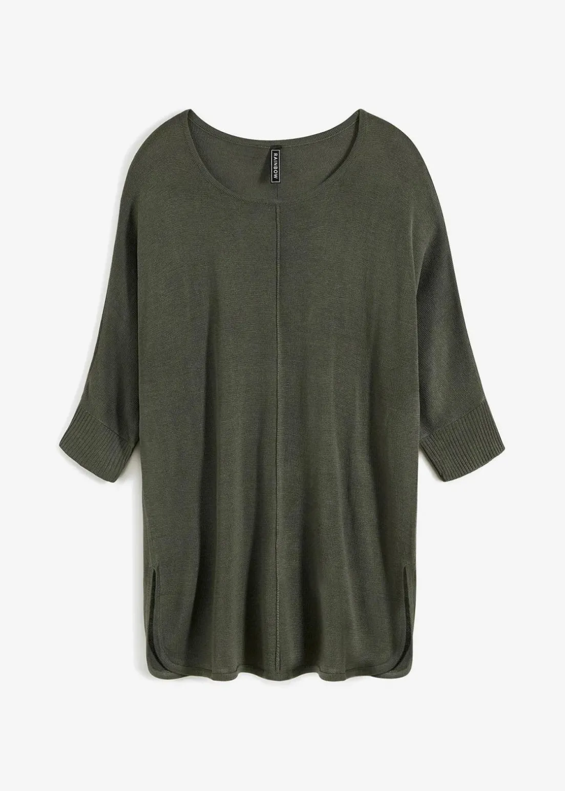 Feinstrickpullover mit 3/4 Arm