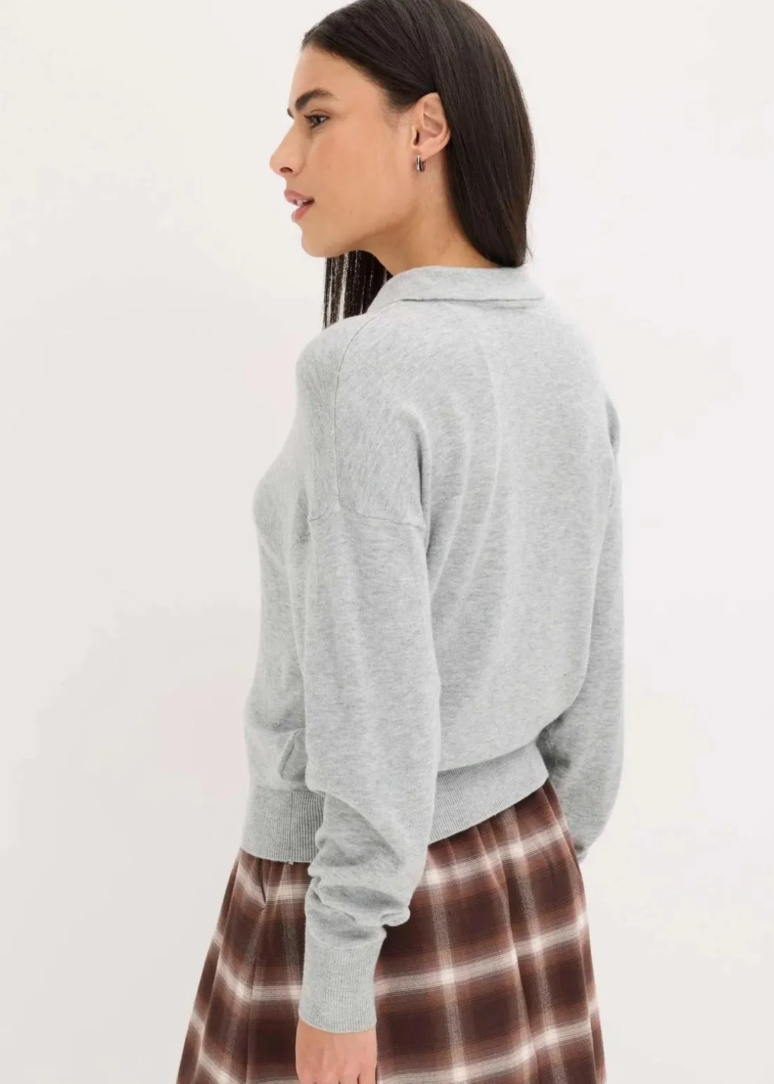 Feinstrickpullover mit Viskose