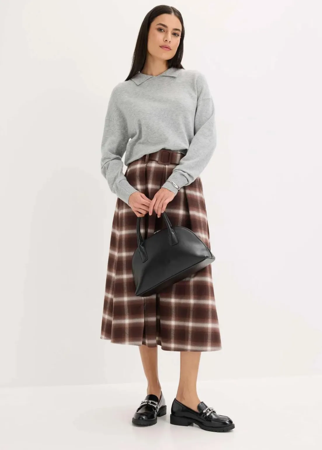 Feinstrickpullover mit Viskose