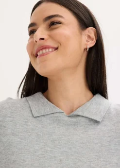 Feinstrickpullover mit Viskose