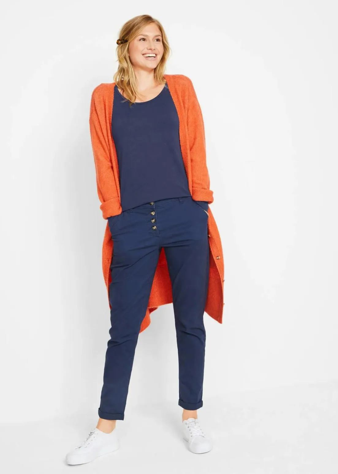 Figurbetontes Langarmshirt