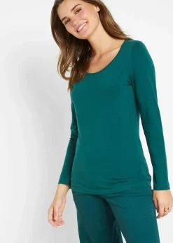 Figurbetontes Langarmshirt