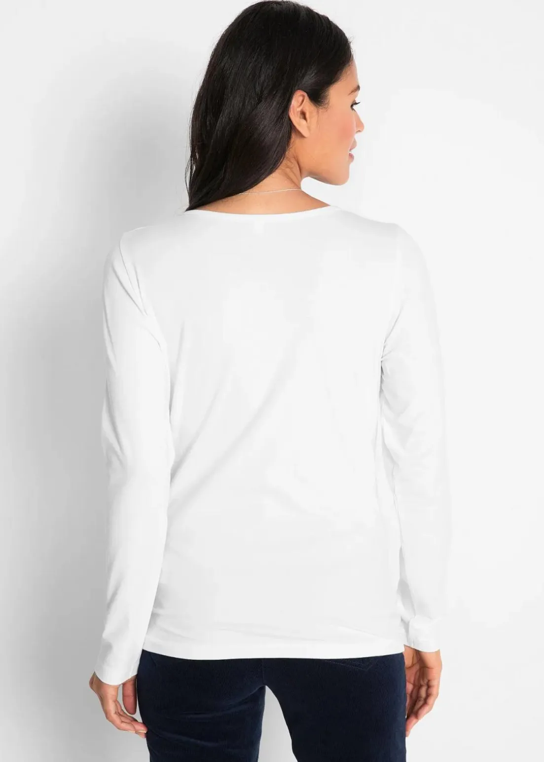Figurbetontes Langarmshirt