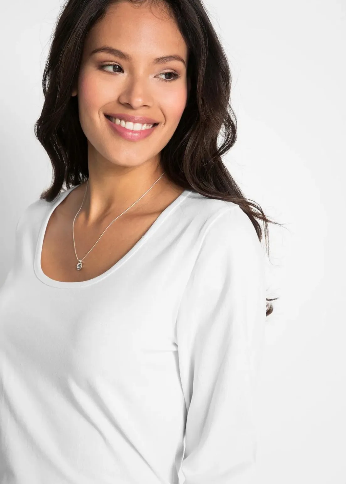 Figurbetontes Langarmshirt