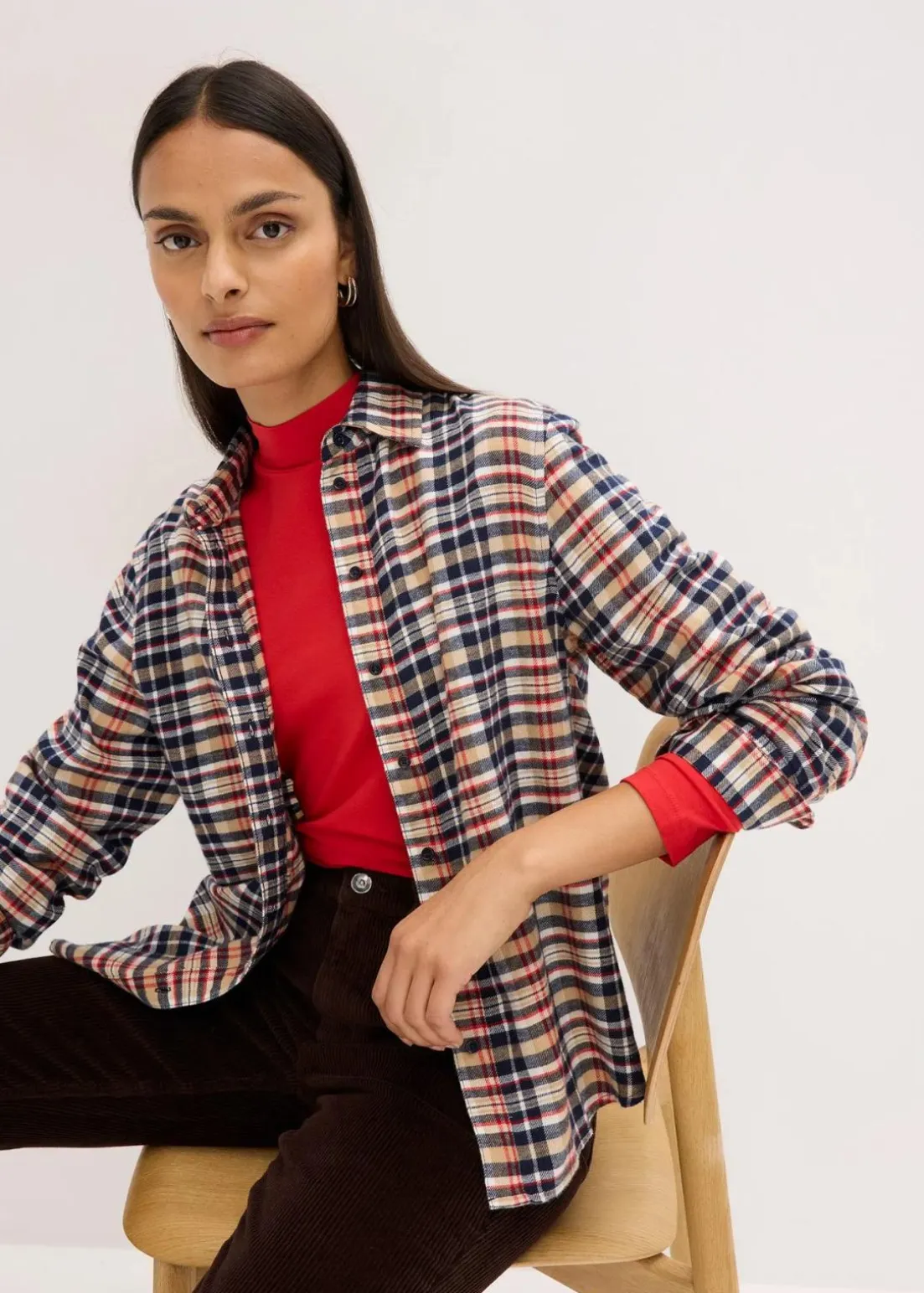 Figurbetontes Langarmshirt