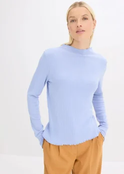 Figurbetontes Rippshirt