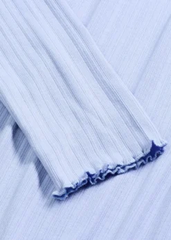 Figurbetontes Rippshirt