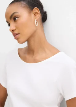 Figurbetontes T-Shirt aus reiner Bio-Baumwolle