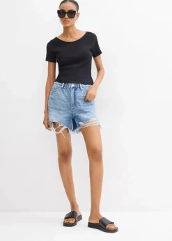 Figurbetontes T-Shirt aus reiner Bio-Baumwolle