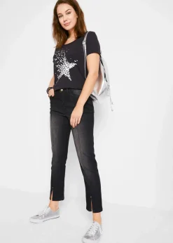 Flammgarn-Shirt aus Bio-Baumwolle, kurzarm