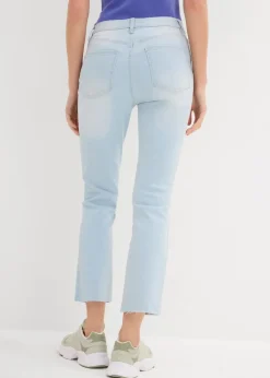 Flared Jeans High Waist, cropped