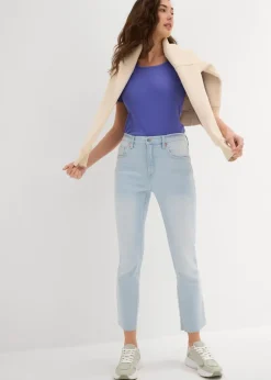 Flared Jeans High Waist, cropped