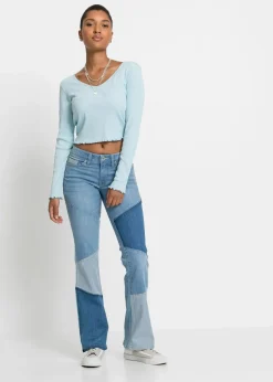 Flared-Jeans Mid Waist