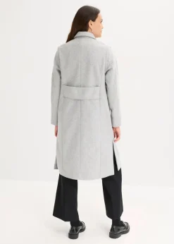 Flauschmantel mit abnehmbaren Ärmeln