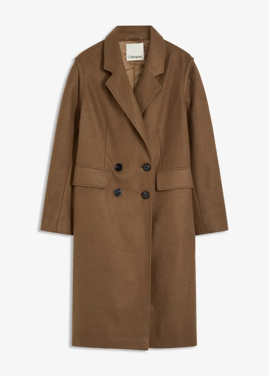 Flauschmantel mit abnehmbaren Ärmeln