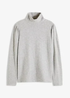 Fleeceshirt aus fließendem Viskose-Mix