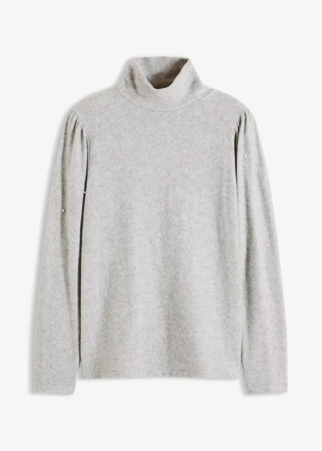 Fleeceshirt aus fließendem Viskose-Mix