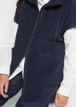 Fleece-Weste aus recyceltem Polyester