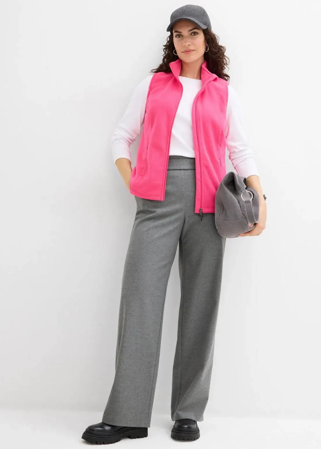 Fleece-Weste mit Taschen