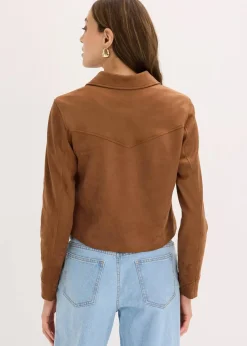 Fransen-Jacke in Wildleder-Optik