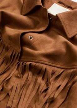 Fransen-Jacke in Wildleder-Optik