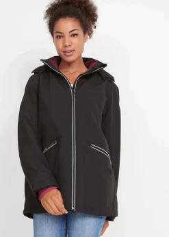 Funktions-Outdoor-3 in 1 Jacke mit Strickfleece-Innenjacke