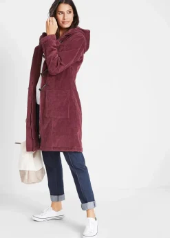 Gefütterter Cord-Dufflecoat