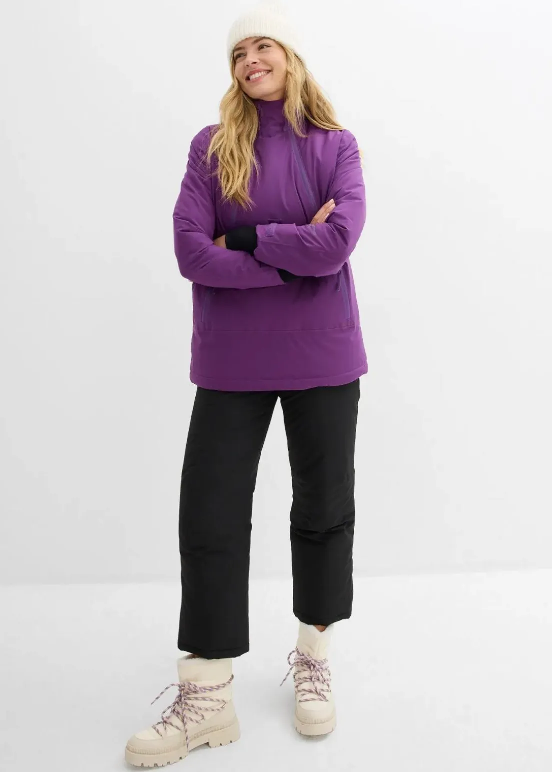 Gefütterter Windbreaker