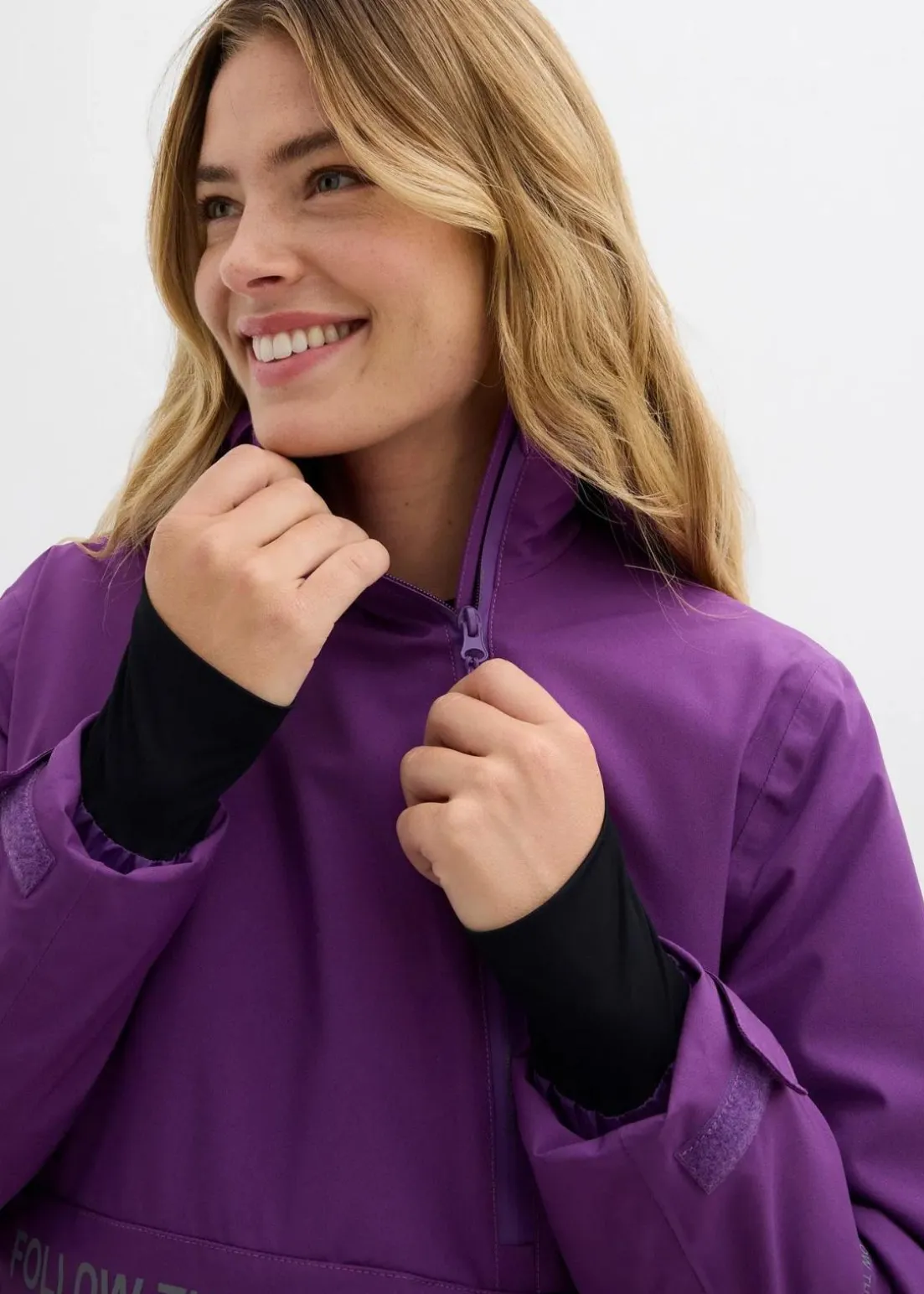 Gefütterter Windbreaker