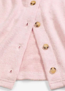 Gerippte Feinstrickjacke