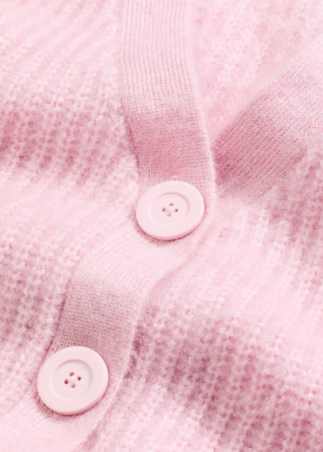 Gerippte Grobstrickjacke