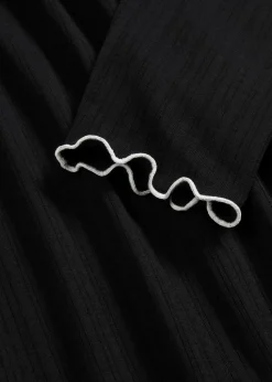 Geripptes Langarmshirt