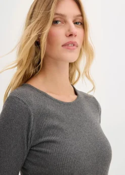 Geripptes Thermoshirt