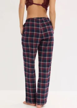 Gewebte Pyjamahose aus Flanell mit Geschenktasche