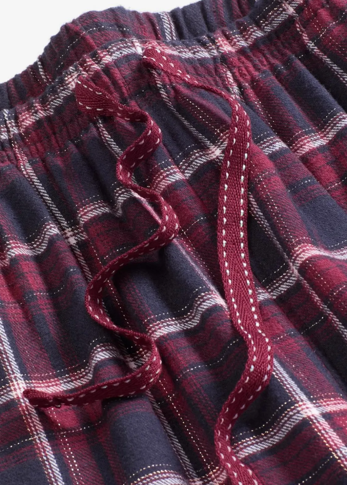 Gewebte Pyjamahose aus Flanell mit Geschenktasche