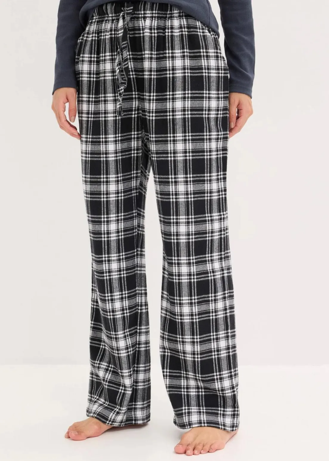 Gewebte Pyjamahose aus Flanell