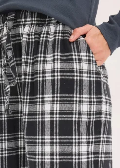 Gewebte Pyjamahose aus Flanell