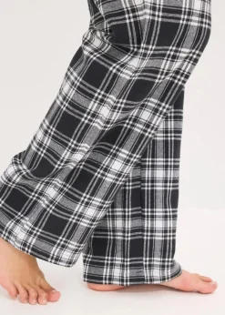 Gewebte Pyjamahose aus Flanell