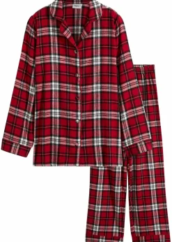 Gewebter Pyjama aus Flanell