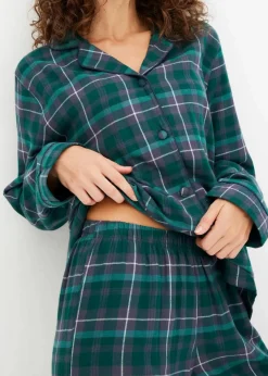 Gewebter Pyjama aus Flanell