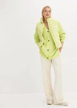 Grobstrickjacke aus weichem Wollmix