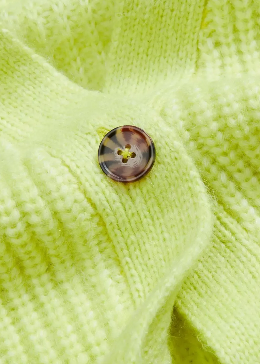 Grobstrickjacke aus weichem Wollmix