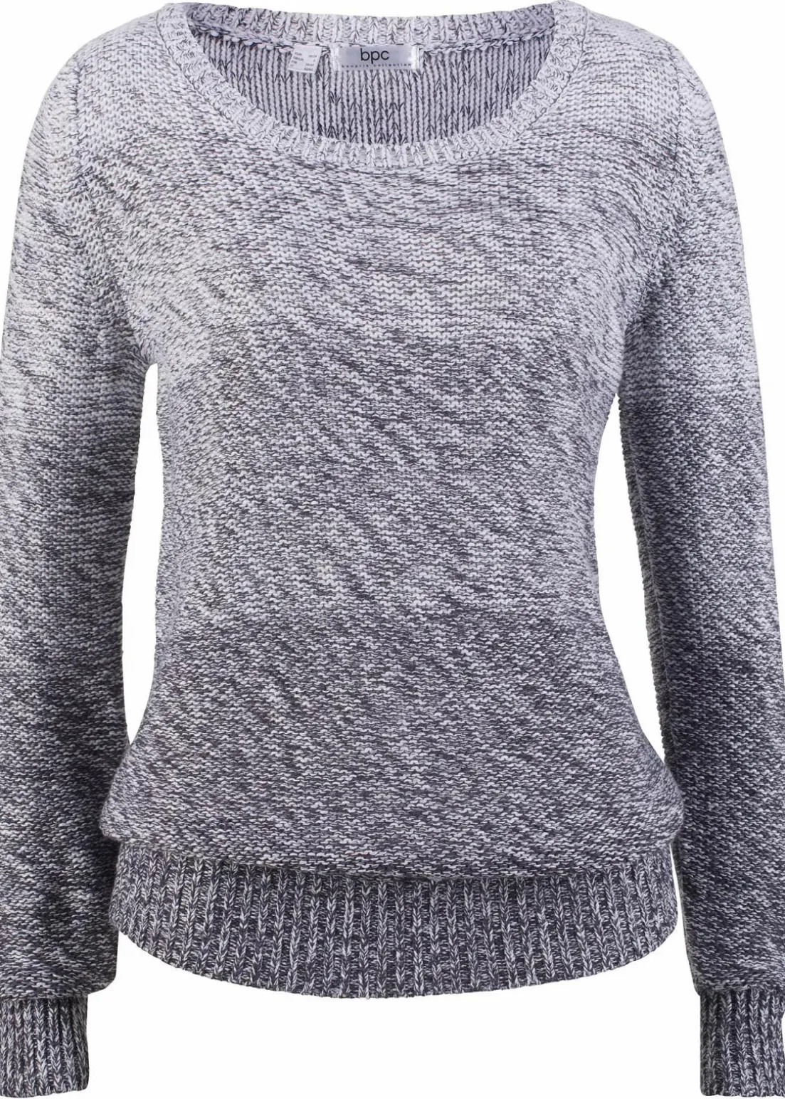 Grobstrick-Pullover mit Farbverlauf