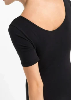 Halbarm Body mit Baumwolle