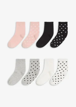 Halbsocken mit Bio-Baumwolle (8er Pack)