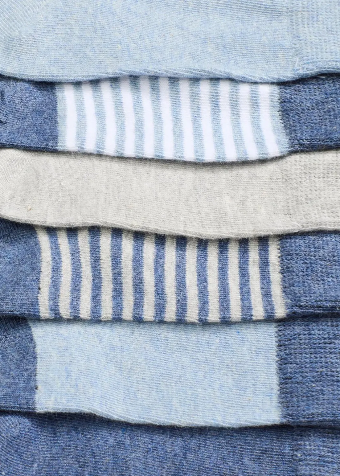 Halbsocken mit Bio-Baumwolle (8er Pack)