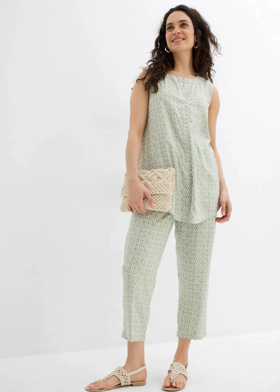 Haremshose aus fließender Viskose