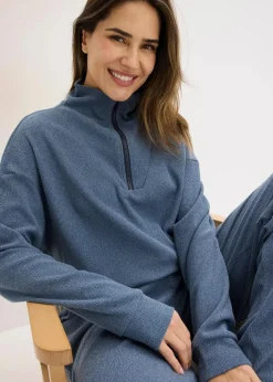 Hausanzug aus softem Waffeljersey